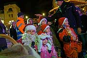 Am 6.12.2007 kam der Nikolaus beim Eiszauber auf Besuch (Foto: Ingrid Grossmann)